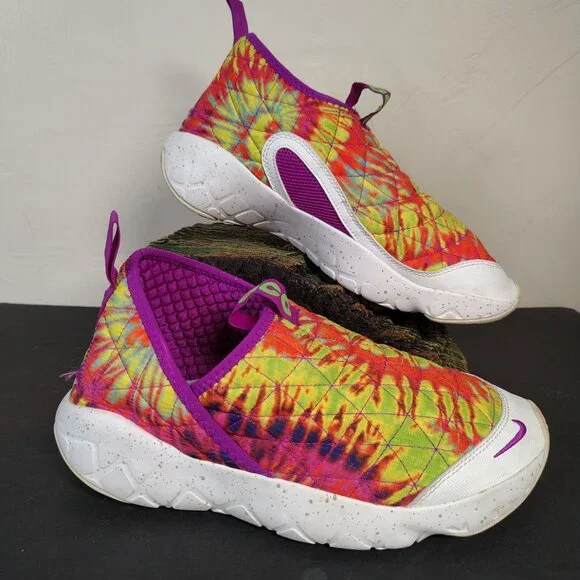 Nike ACG Moc 3.O Sneakers Mens Size 8 Tie Die Slip Ons Neon Athletic CW2463-300 - Picture 2 of 11
